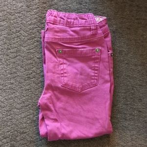 Girls Pink Jeans